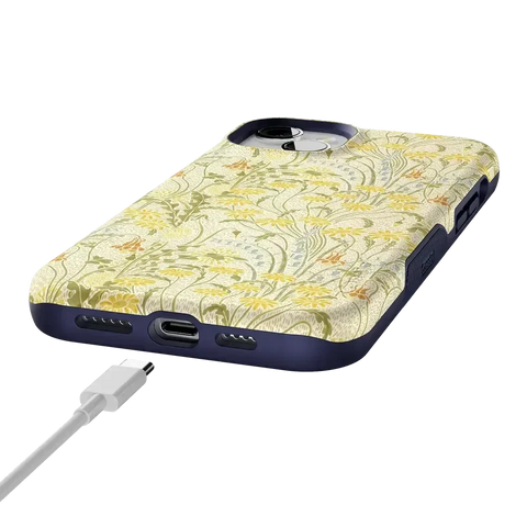 Boho Blooms | Golden Floral Case