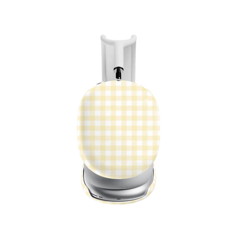 Pastel Picnic | Yellow Gingham AirPods Max Case