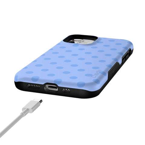 Spotted in SoHo | Periwinkle Polka Dot Case