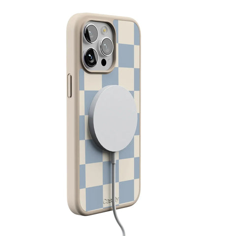 Fit Check | Light Blue Checkerboard Case