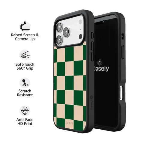 Fit Check | Green Checkerboard Case