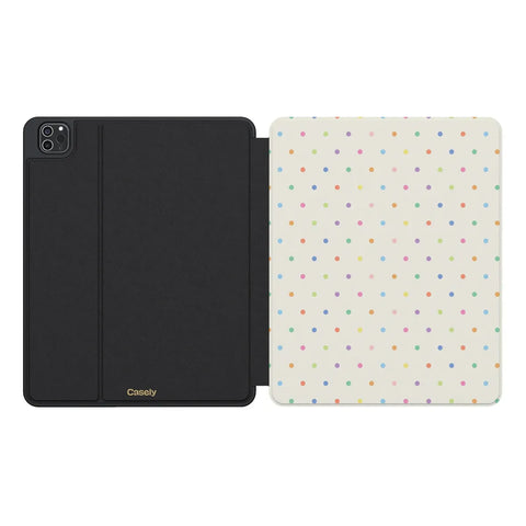 On the Dot | Rainbow Polka Dot iPad Case