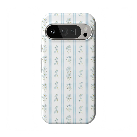 Cottage Stripe | Blue Floral Case
