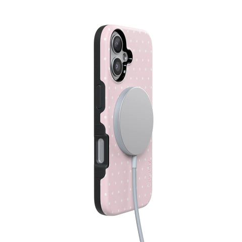 On the Dot | Pink & White Polka Dot Case