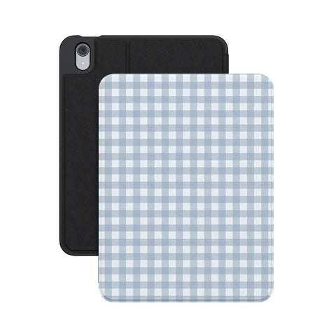 Pastel Picnic | Blue Gingham iPad Case