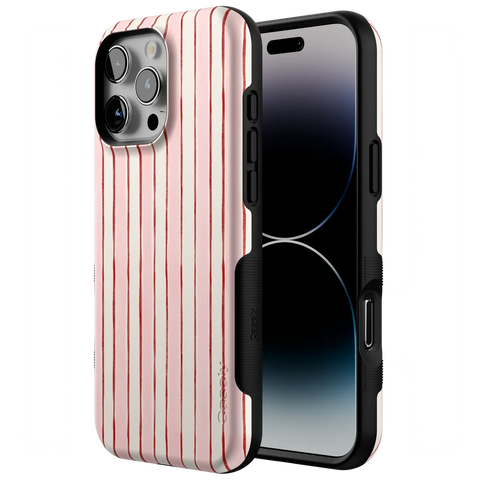 Pretty in Pastel | Blush Stripes Case