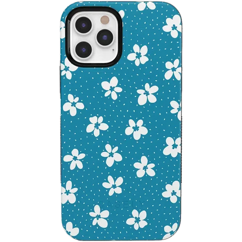 Flower My World | Ocean Blue Floral Case