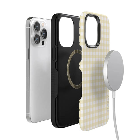 Pastel Picnic | Yellow Gingham Case