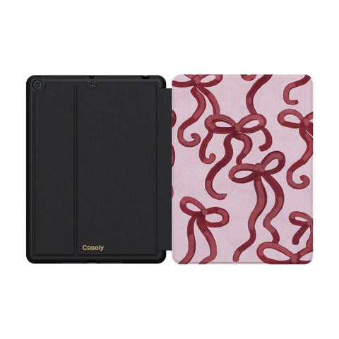 Love Me Knot | Mauve Bow iPad Case