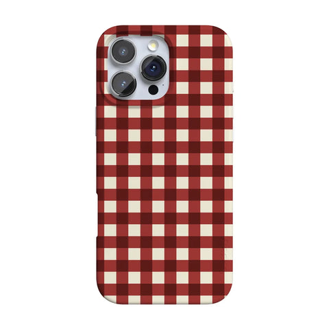 Checked Twice | Red Plaid Case