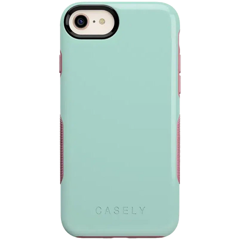 Mint Green on Pink | Ultra-Protective Bold Case
