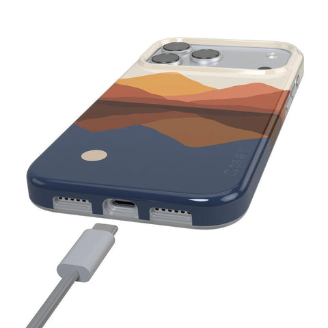 Opposites Attract | Day & Night Colorblock Mountains Case