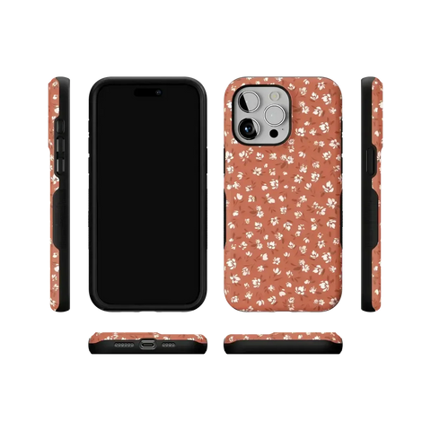 Mocha Meadow | Tiny Flowers Case