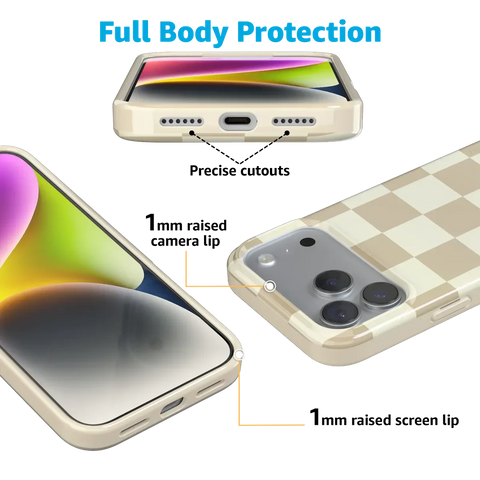 Fit Check | Neutral Checkerboard Case