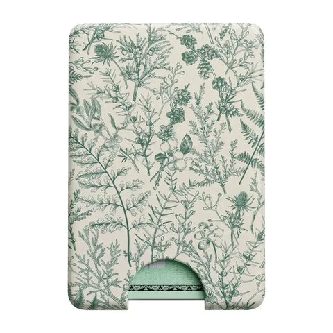 Sage Garden | Green Floral MagWallet