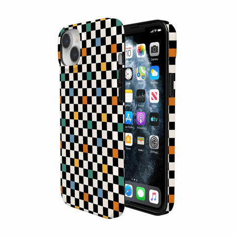 Old Skool | Retro Checkerboard Case