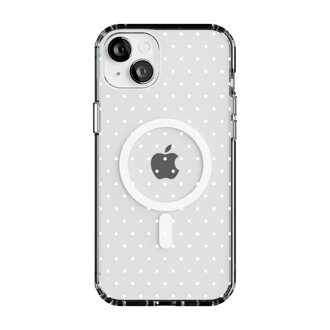 On the Dot | White Polka Dot Case