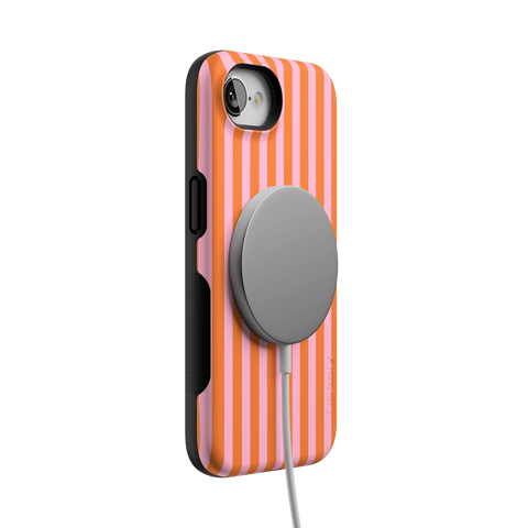 Perfect Stripes | Orange & Pink Stripes Case