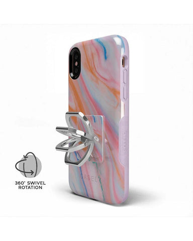You're a Gem | Rainbow Marble Swirl Phone Ring