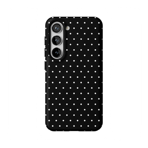 On the Dot | White Polka Dot Case