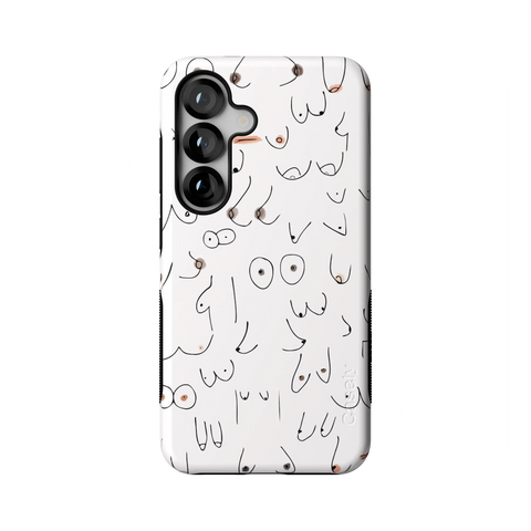 I'm With Her | Black & White Boobs Case