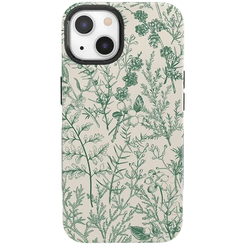 Sage Garden | Green Floral Case