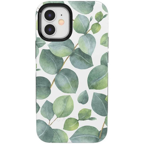 Leaf Me Alone | Green Floral Print Case