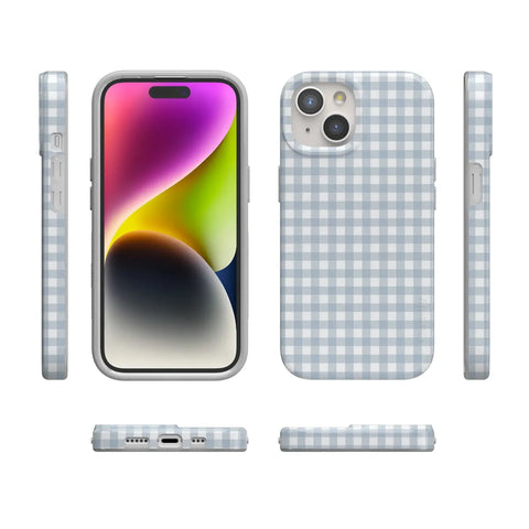 Pastel Picnic | Blue Gingham Case