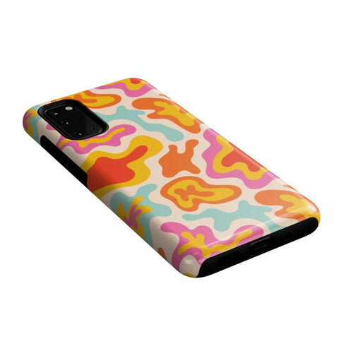 Tropical Color Splash | Abstract Retro Samsung Case