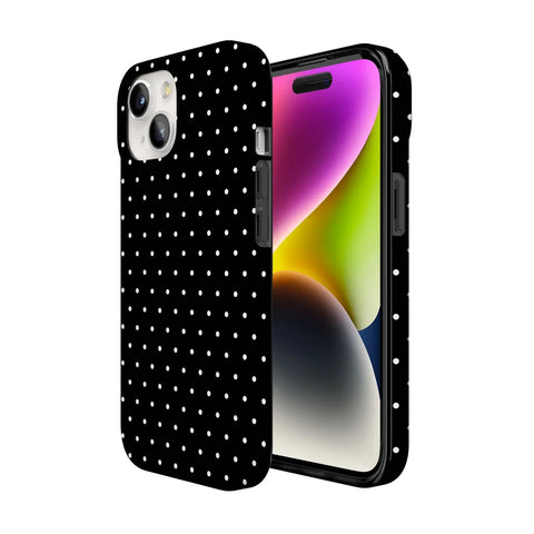 On the Dot | White Polka Dot Case