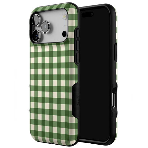 Checked Twice | Green Plaid Case