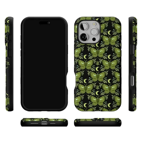 Mystic Moths | Green Twilight Case