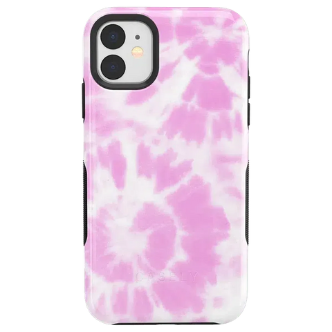 Down for Whatever | Light Pink Tie Dye Case