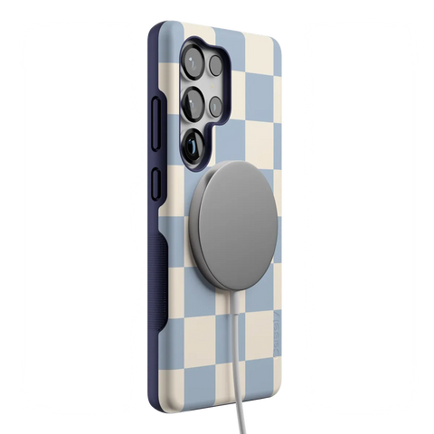 Fit Check | Light Blue Checkerboard Case