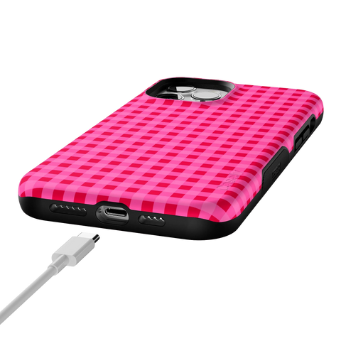 Sweet Jam | Hot Pink Gingham Case