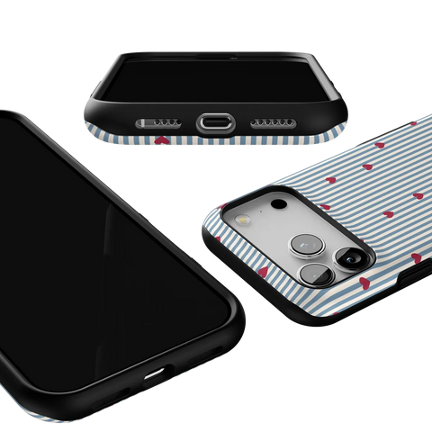 Love Lines | Blue Stripes Case