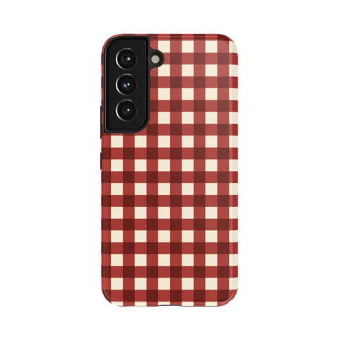 Checked Twice | Red Plaid Case