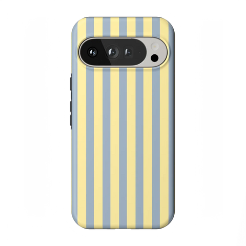 Coastline Stripes | Blue & Yellow Case