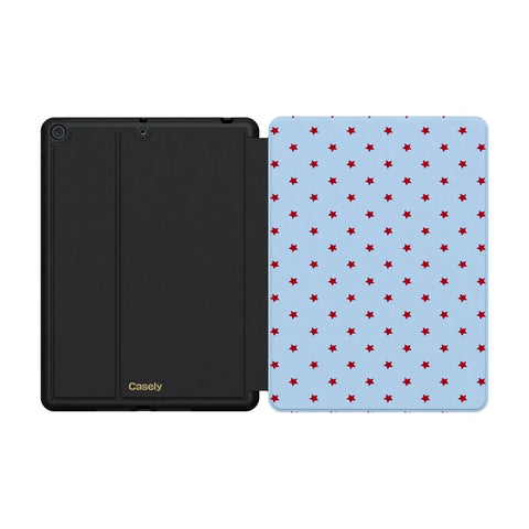 Tiny Stars | Red & Blue iPad Case
