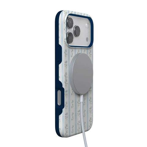 Cottage Stripe | Blue Floral Case