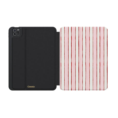 Pretty in Pastel | Blush Stripes iPad Case
