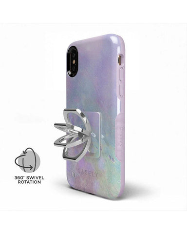 Over the Moon | Pastel Marble Moon Phone Ring