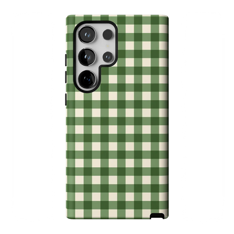 Checked Twice | Green Plaid Case