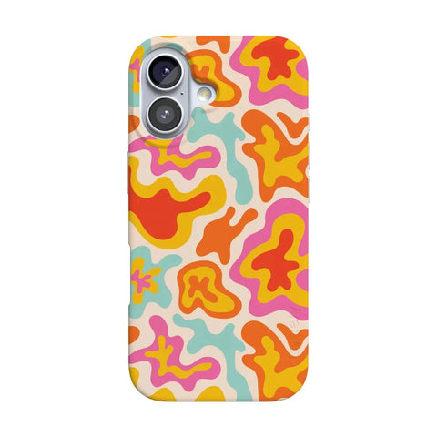 Tropical Color Splash | Abstract Retro Case