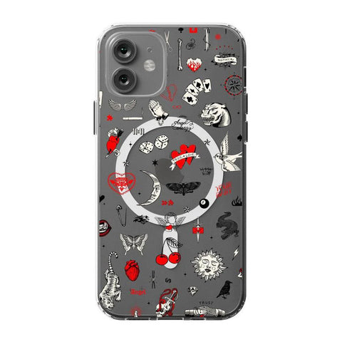 Not a Phase | Clear Flash Tattoo Case