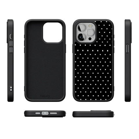 On the Dot | White Polka Dot Case