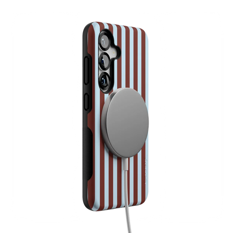 Sunday in Brooklyn | Blue Stripes Case