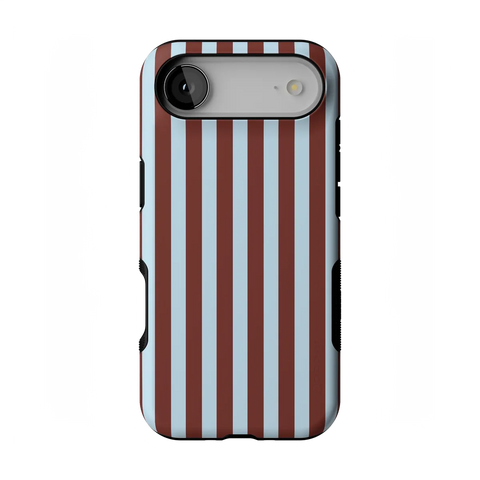 Sunday in Brooklyn | Blue Stripes Case