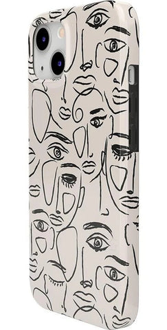 We're All Human | Minimal Face Art Case