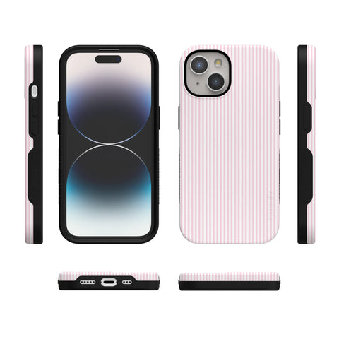 Stripes and the City | Light Pink Pinstripe Case